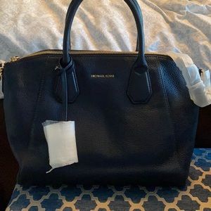 Michael Kors Campbell Large Leather Satchel